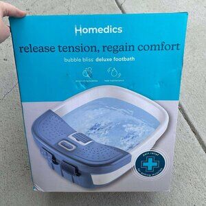 Homedics Bubble Bliss Deluxe Footbath NEW